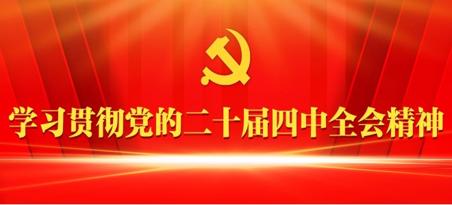 學習貫徹黨的二十屆四中全會精神